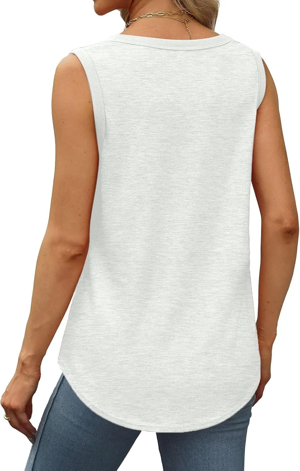 2 Pack Tank Tops for Women Athletic Spring Cami T-Shirts 2025 Racerback Basic Summer 2024 Camisole Fashion Clothes