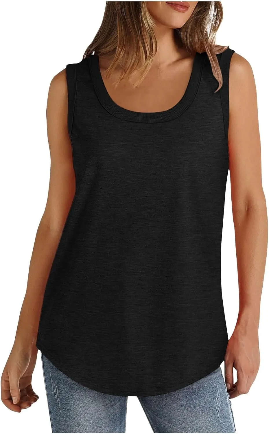 2 Pack Tank Tops for Women Athletic Spring Cami T-Shirts 2025 Racerback Basic Summer 2024 Camisole Fashion Clothes