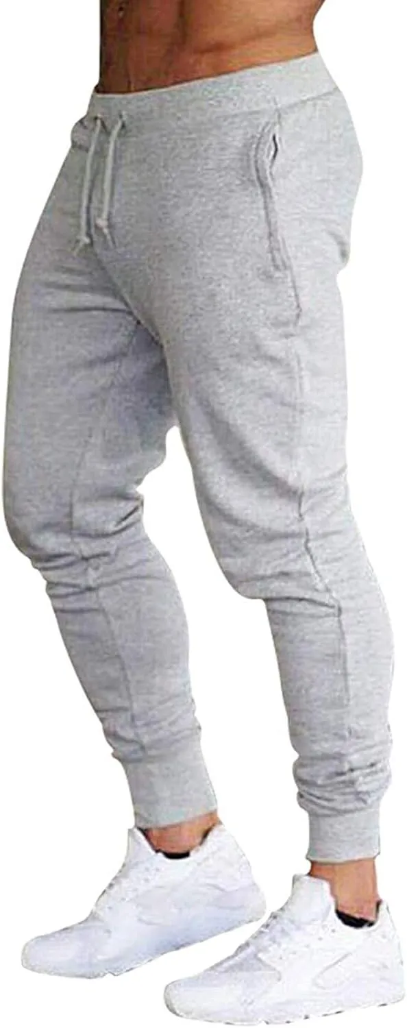 2024 Mens Fashion Joggers Pants Slim Cargo Hiking Pants Drawstring Sports Long Sweatpants Workout Sport Track Trousers