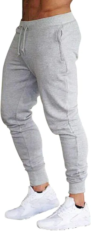 2024 Mens Fashion Joggers Pants Slim Cargo Hiking Pants Drawstring Sports Long Sweatpants Workout Sport Track Trousers