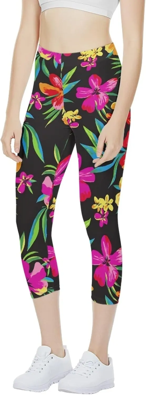AFPANQZ Leggings for Women High Waist Work Out Yoga Pants Tight Mid Length Seamless Legging Butt Lift XS-3X Sports Wear