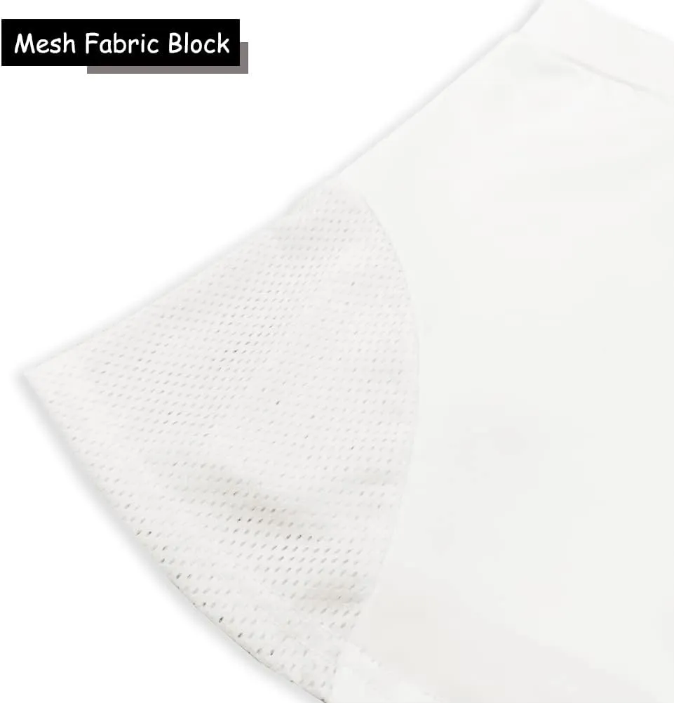 AOBUTE Girl's Athletic Skirts with Mesh Shorts Performance Skorts 5-12 Years
