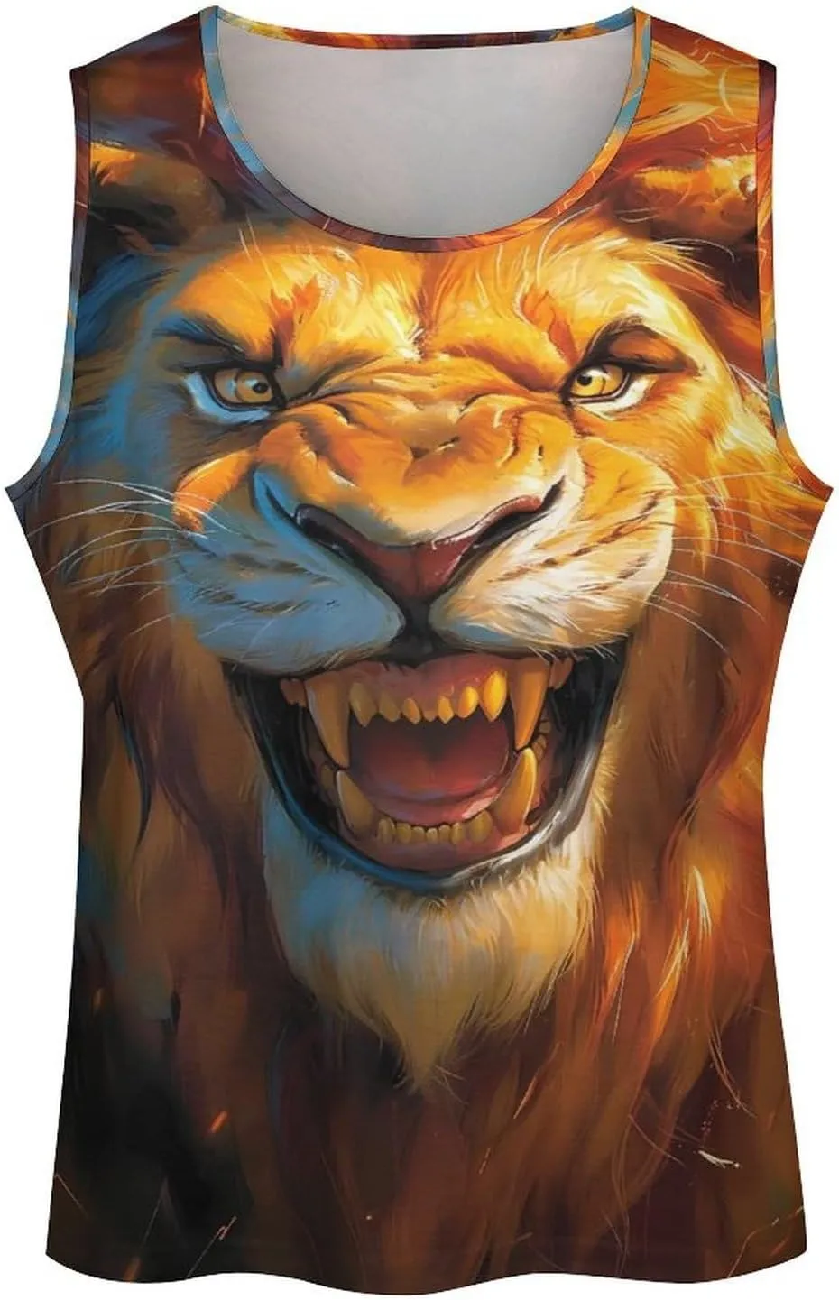 Big and Tall Tank Tops for Men Cropped Sleeveless Undershirt Men Workout Tank Tops