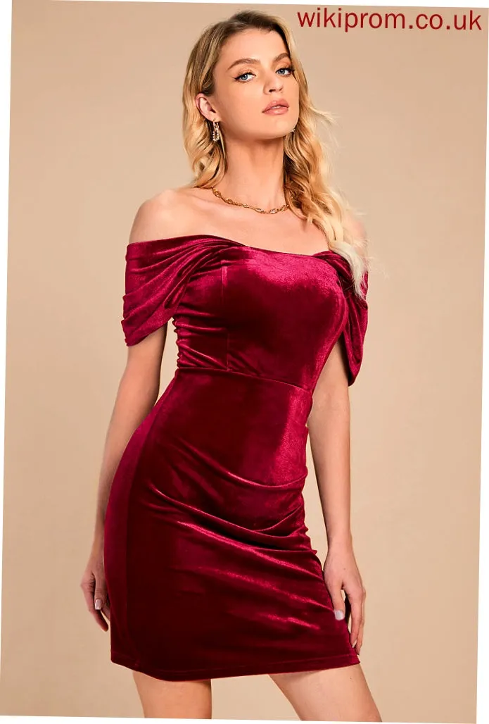 Bodycon Dresses Off Sleeveless America Club Dresses Mini the Velvet Shoulder Elegant