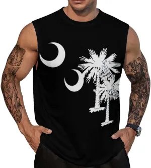 Bolivia-Flag Mens Sleeveless Tank Tops Workout Muscle Gym T-Shirts Slim Fit Crew Neck Tee Tops