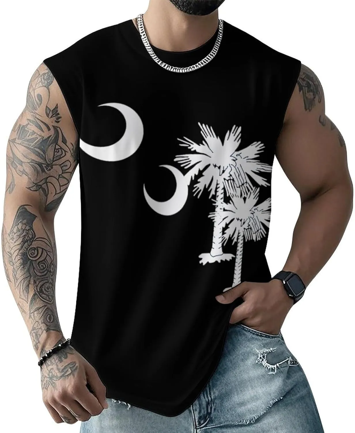 Bolivia-Flag Mens Sleeveless Tank Tops Workout Muscle Gym T-Shirts Slim Fit Crew Neck Tee Tops