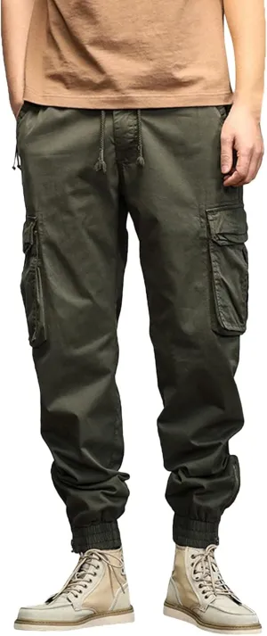 Cargo Sweatpants for Men Big and Tall Men Outdoor Cargo Pant Relaxed Fit Sport Pants Lightweight Tactical Pant Hiking