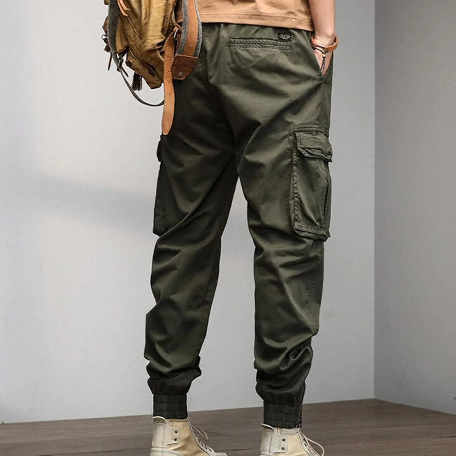 Cargo Sweatpants for Men Big and Tall Men Outdoor Cargo Pant Relaxed Fit Sport Pants Lightweight Tactical Pant Hiking