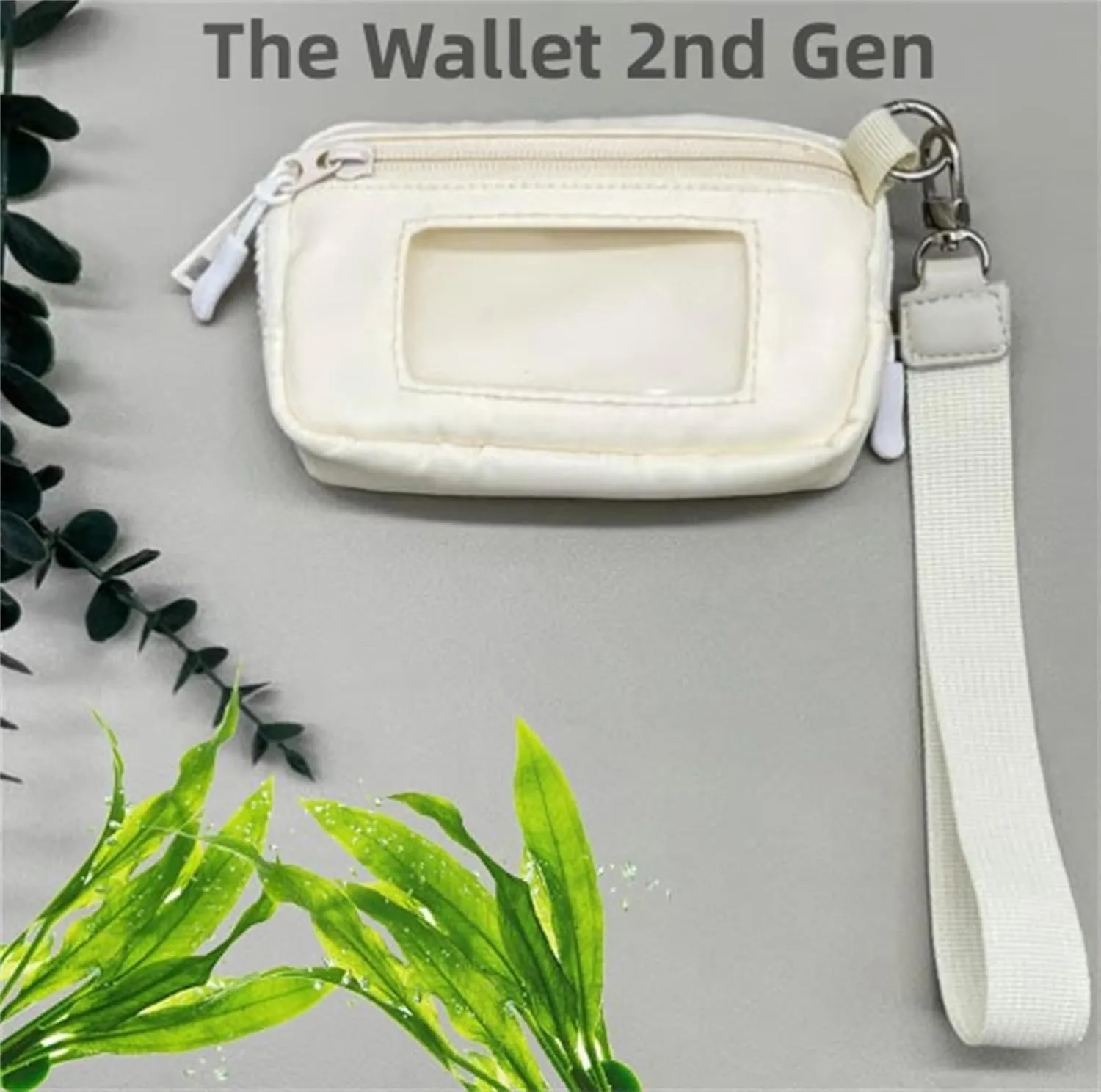 Corelration The Wallet 2nd Gen, Wristlet Wallets for Women, Compact Zippered Card Case With Id Window/Hand strap