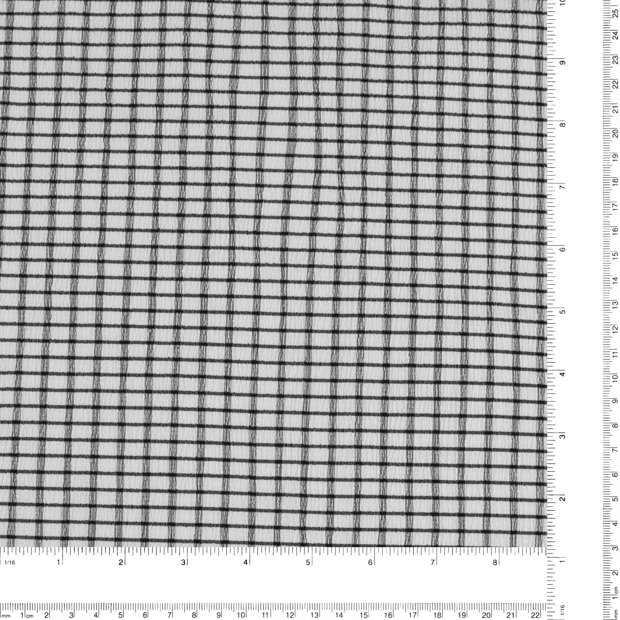 Crinkled Polyester - MILA - 019 - Black & White