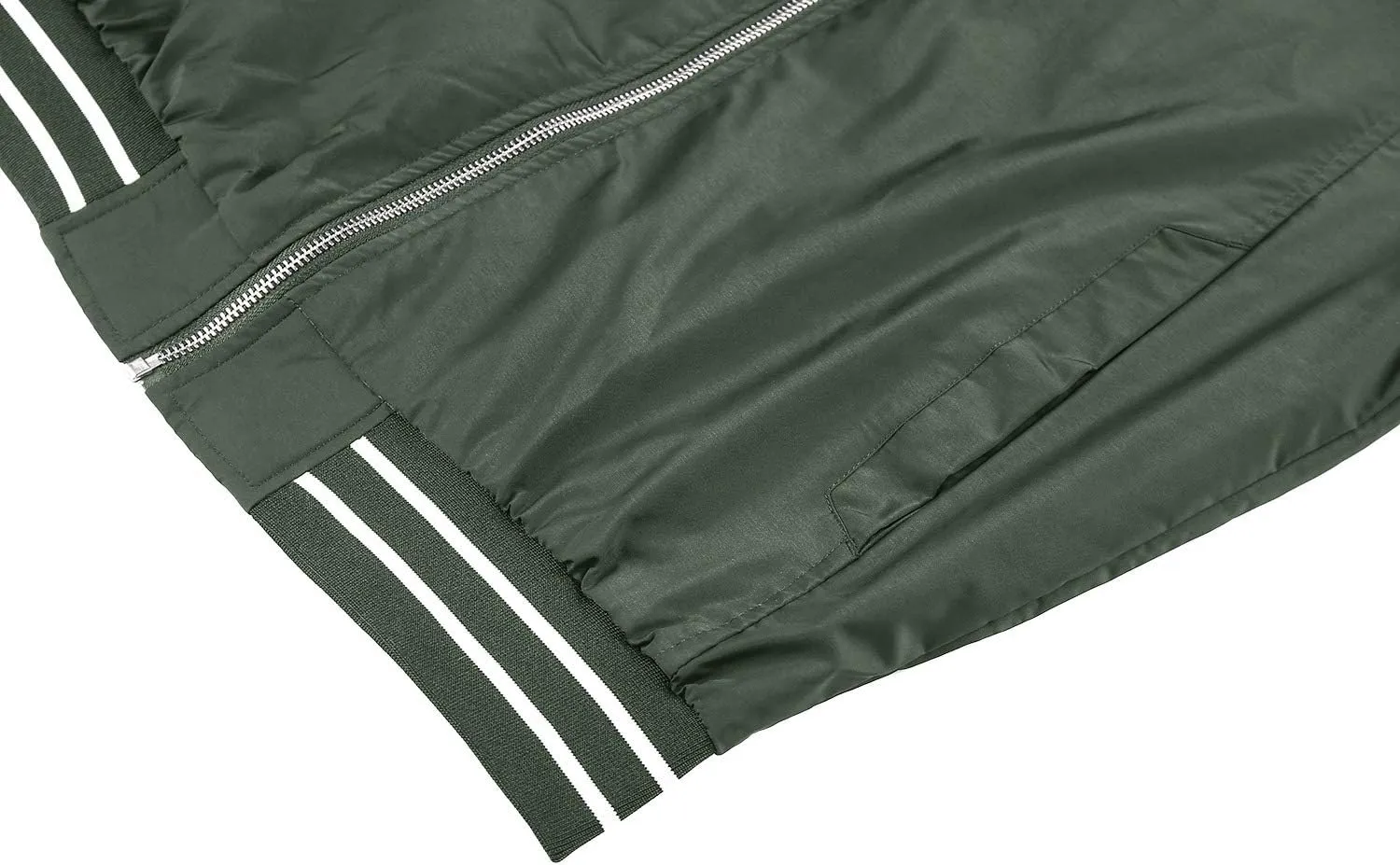CRYSULLY Men's Bomber Jacket Fall Lightweight Casual Windbreaker Full Zip Coats Jackets