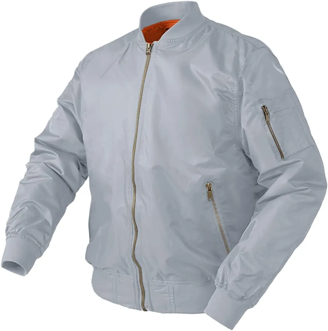 CRYSULLY Men's Jacket-Fall Winter Thicken Windbreakers Bomber Jackets Padded Coats