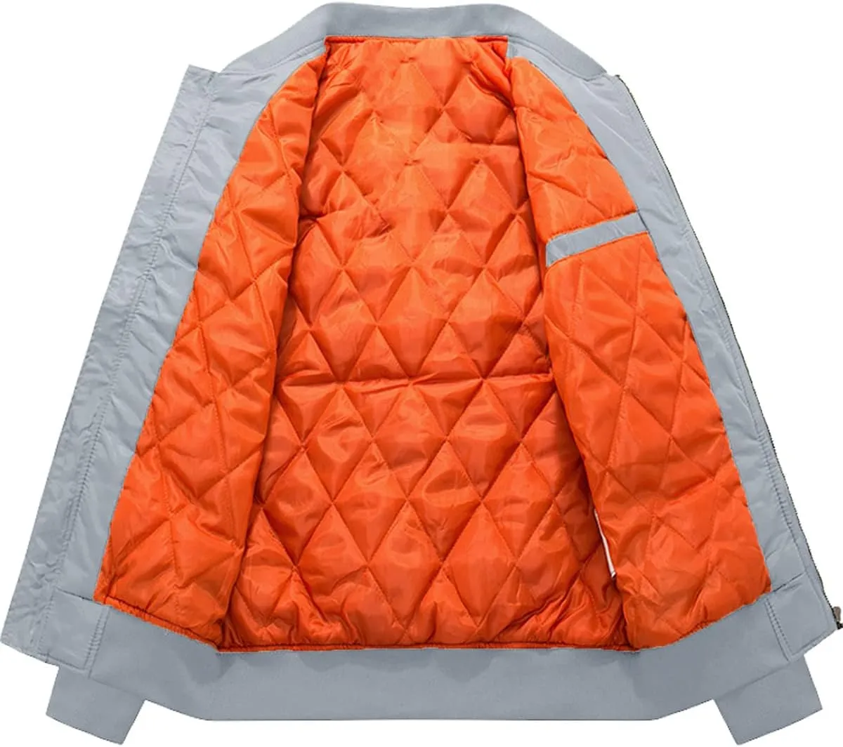 CRYSULLY Men's Jacket-Fall Winter Thicken Windbreakers Bomber Jackets Padded Coats