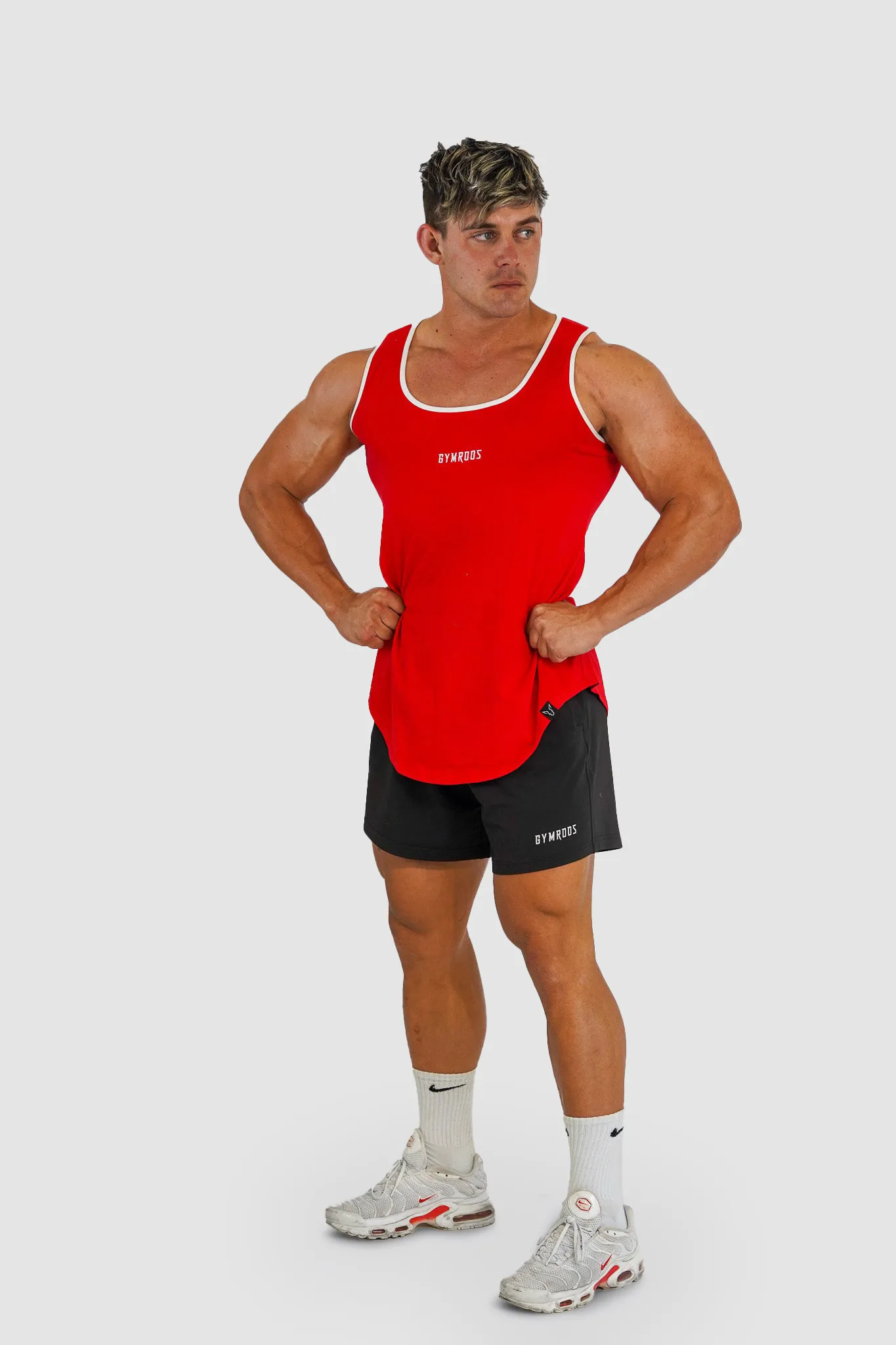 Culture Fitted Tank - Red