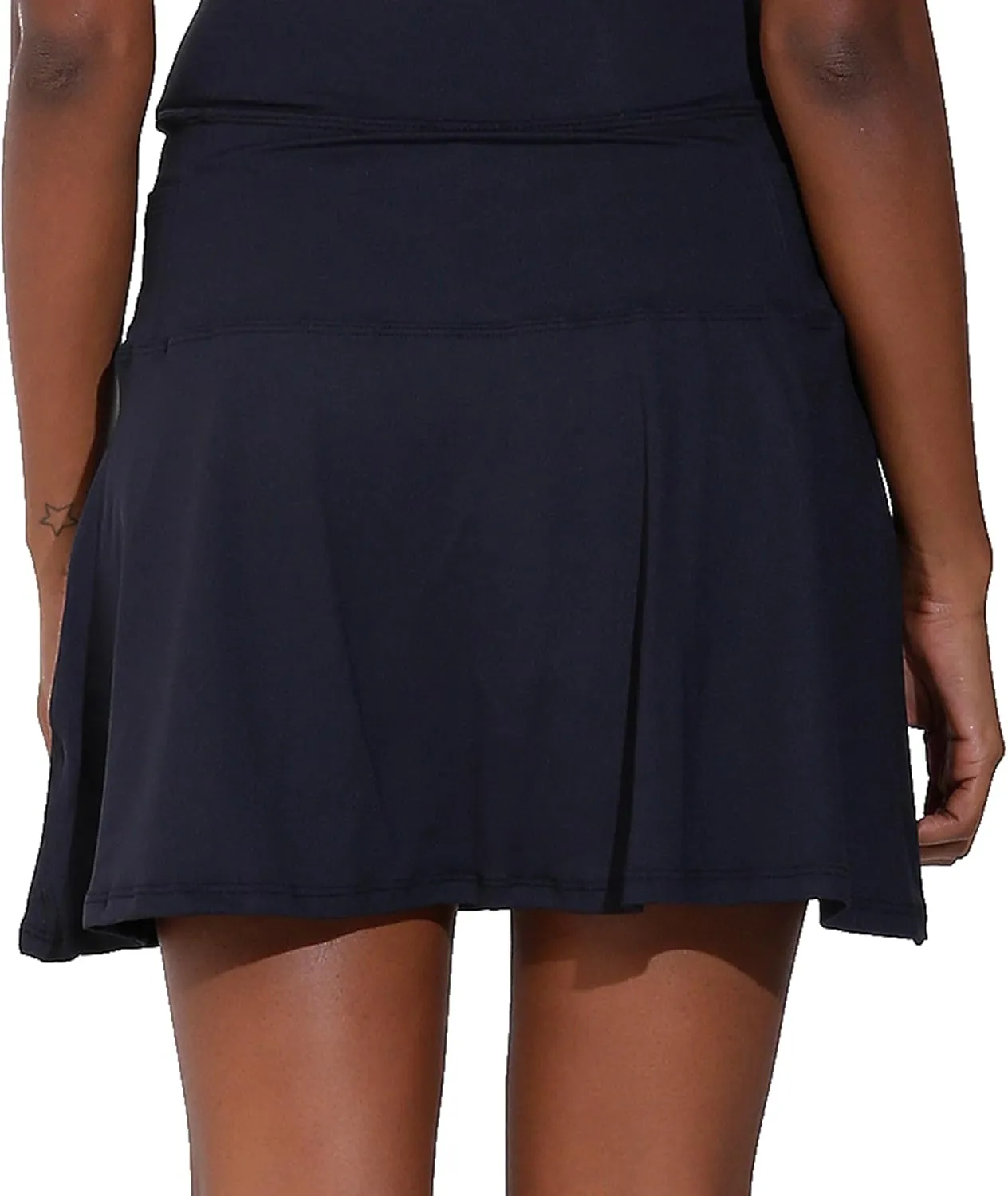Dona Jo Birdie Skirt/Skort - Athletic Skort for Women - High Waisted Women's Skort with Pockets and Shorts Inside