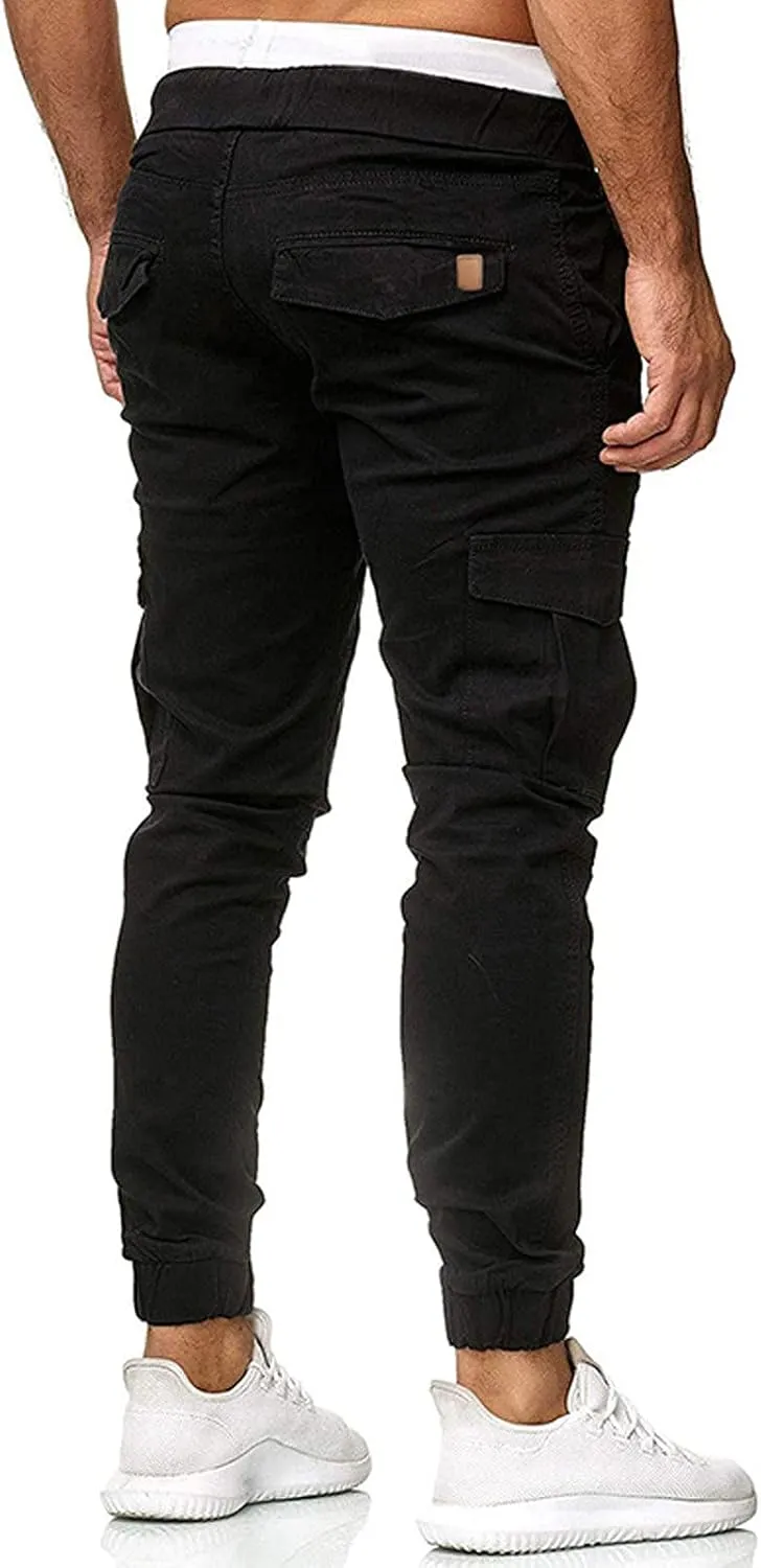 DuDubaby Men's Sports Casual Jogging Trousers Lightweight Hiking Work Pants Outdoor Pant