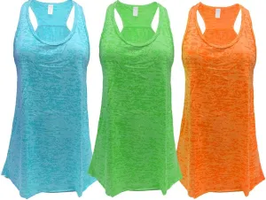 Epic MMA Gear Flowy Racerback Tank Top, Regular and Plus Sizes Pack of 3
