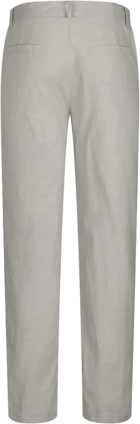 Finelylove Chino Pants Men Straight Leg Stretch Dress Pants Relaxed Fit Business Casual Work Pants Solid Trousers