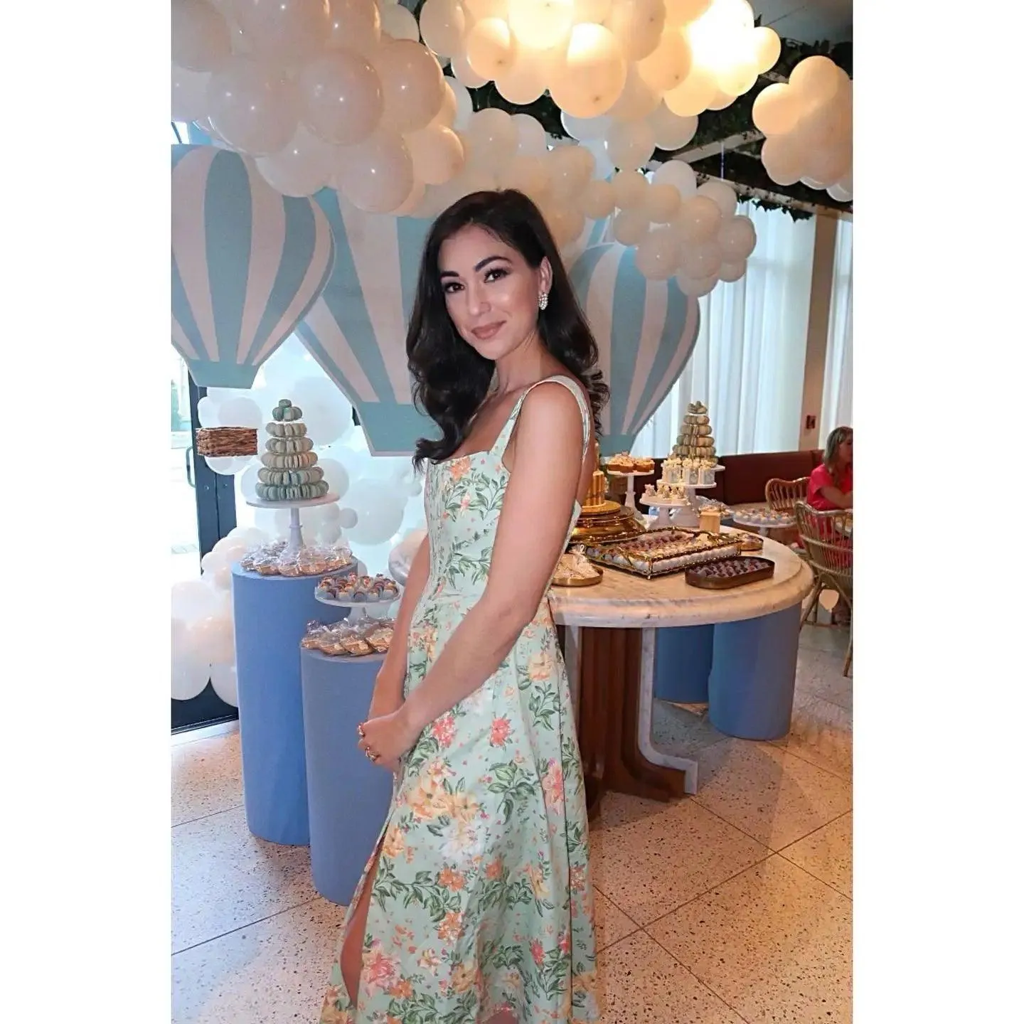 Flavia Floral Print Midi Dress