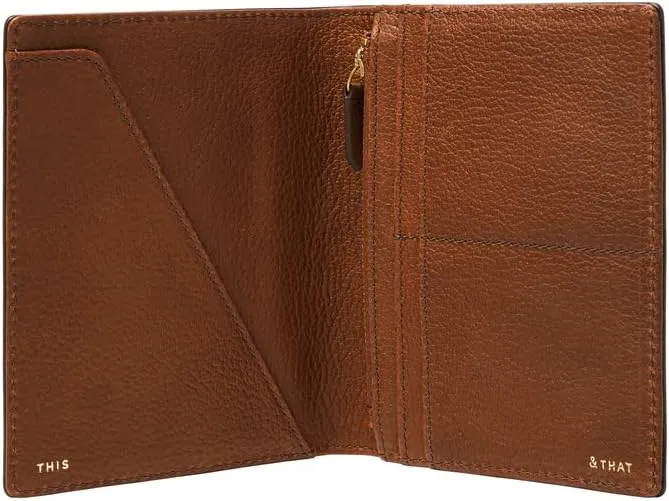 Fossil Women's Leather Passport Case