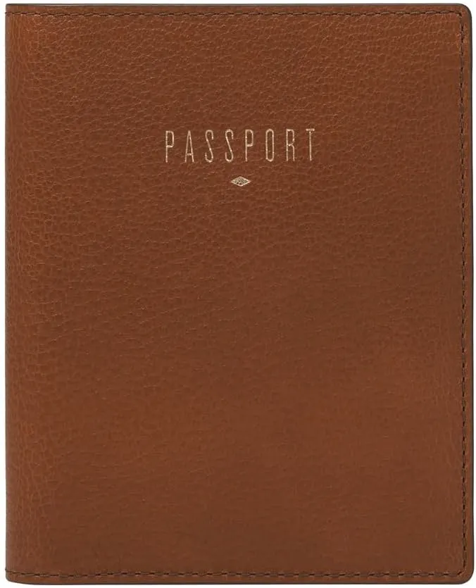Fossil Women's Leather Passport Case