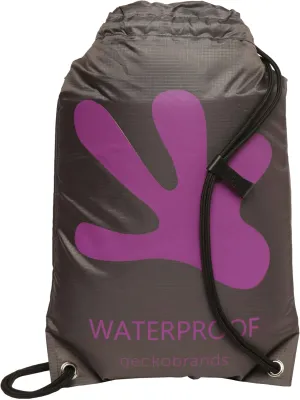 geckobrands 10L Drawstring Travel Backpack  Waterproof, Lightweight Dry Bag for Beach, Hiking, and Light Water Activities