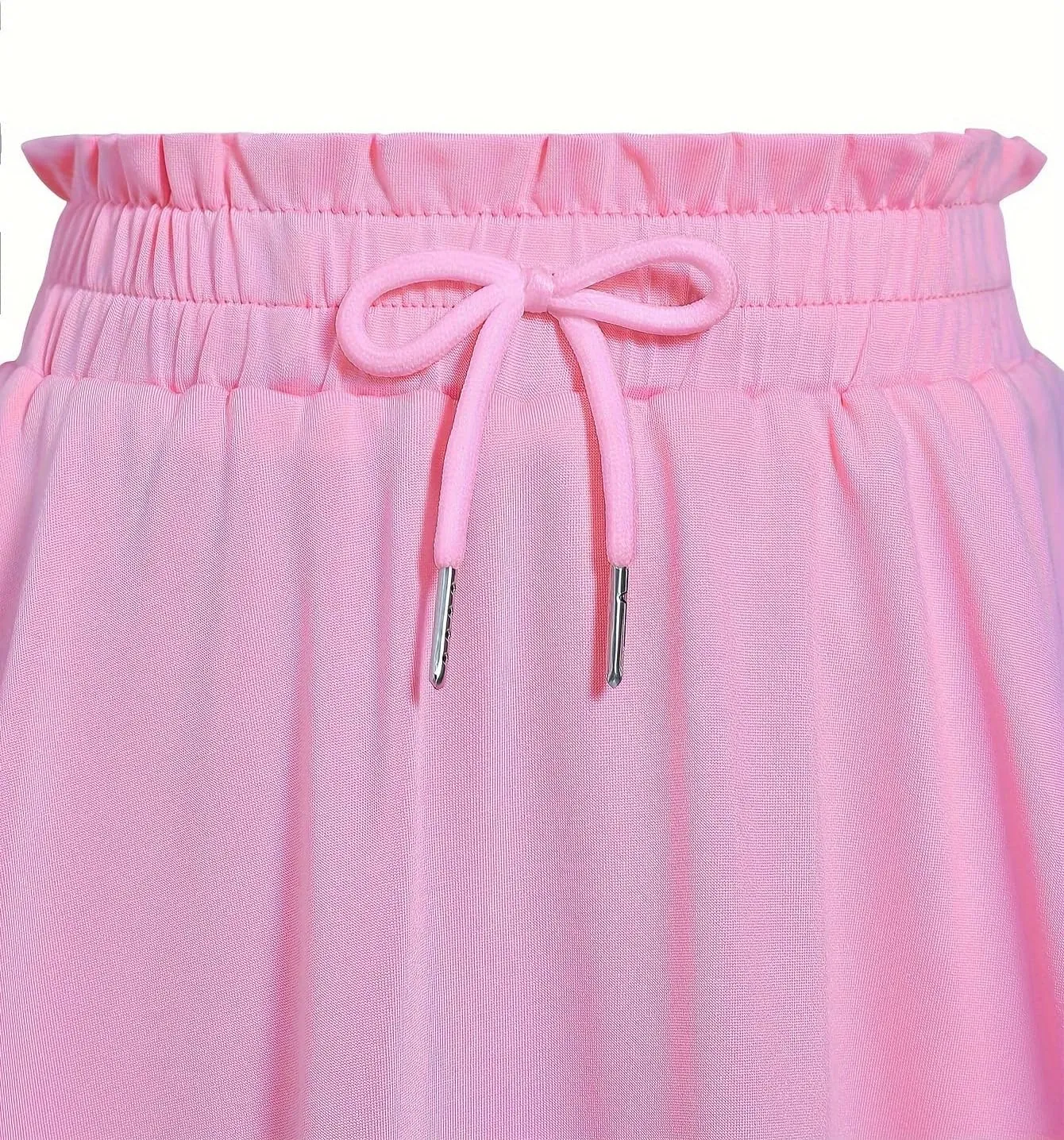 Girls 4 Pack Athletic Skirts Set Tennis Golf Skirts with Shorts Running Flowy Skorts 3-12Y