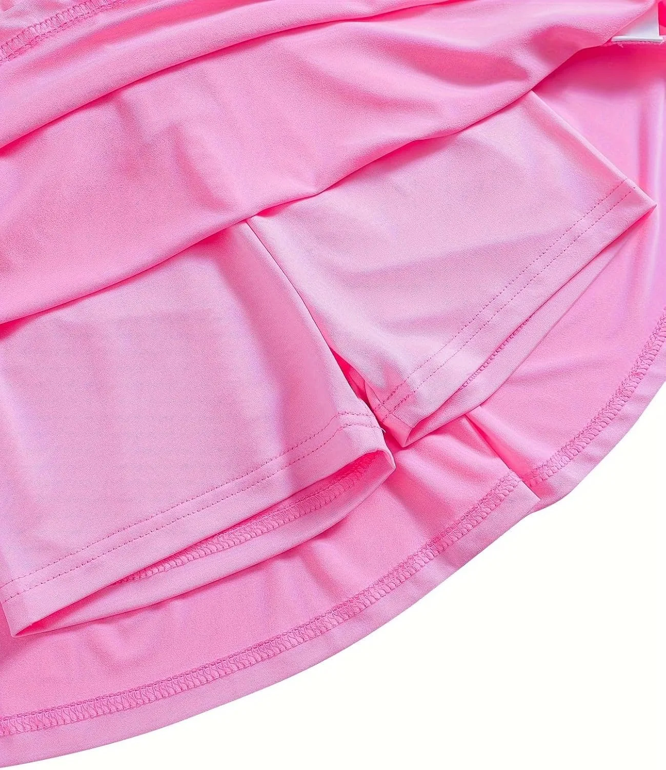 Girls 4 Pack Athletic Skirts Set Tennis Golf Skirts with Shorts Running Flowy Skorts 3-12Y