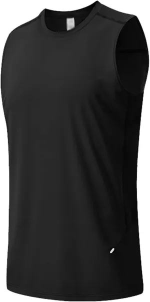 HNVAVQ Men's Tank Top,Sleeveless T-Shirt Vest Tops Quick Dry Gym Vest Tops Breathable Shirts