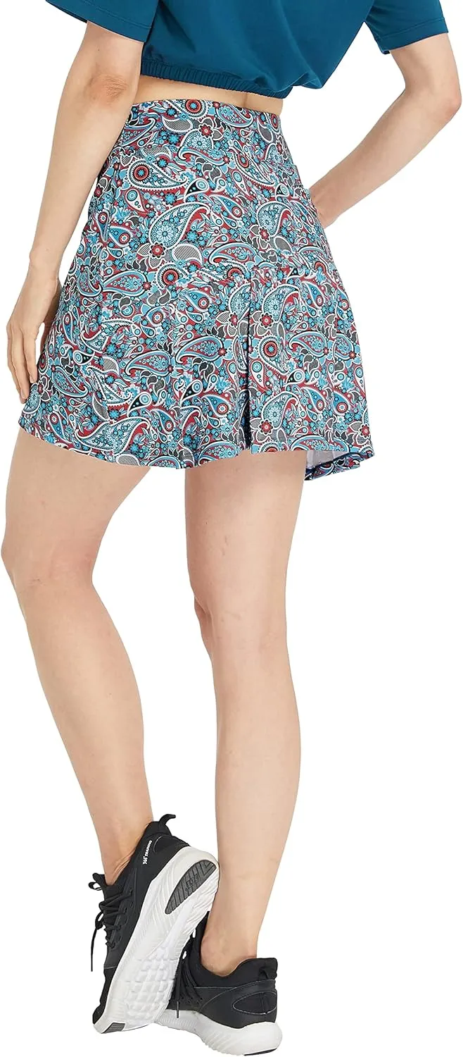 HonourSex Women Golf Skirts with Pockets Tennis Skirts with Shorts Skorts Activewear Hiking Workout