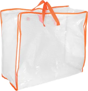 KESYOO Transparent Quilt Packing Bag Large Storage Bag with Zipper for Clothing Bedding and Moving Supplies Heavy Duty Organizer Large