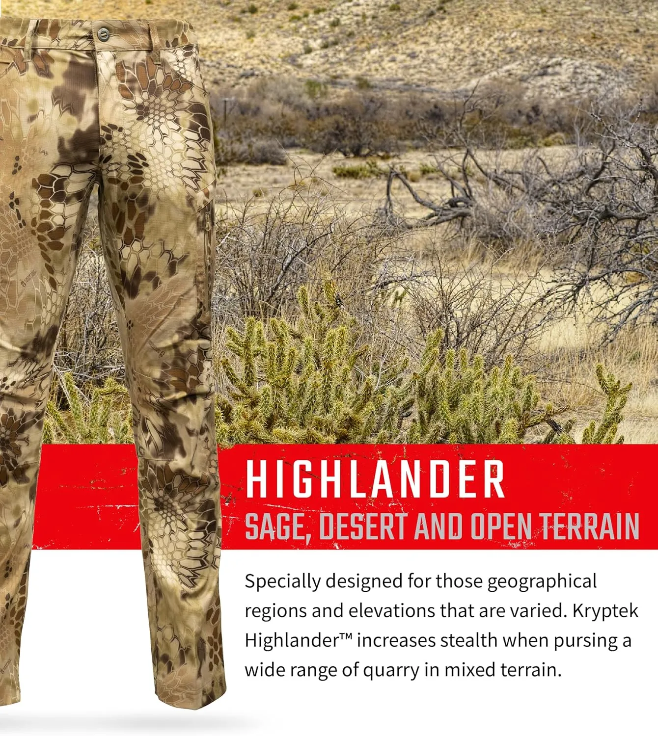 Kryptek - Sonora Pant, Extreme Lightweight, Warm Weather Hunting Pant