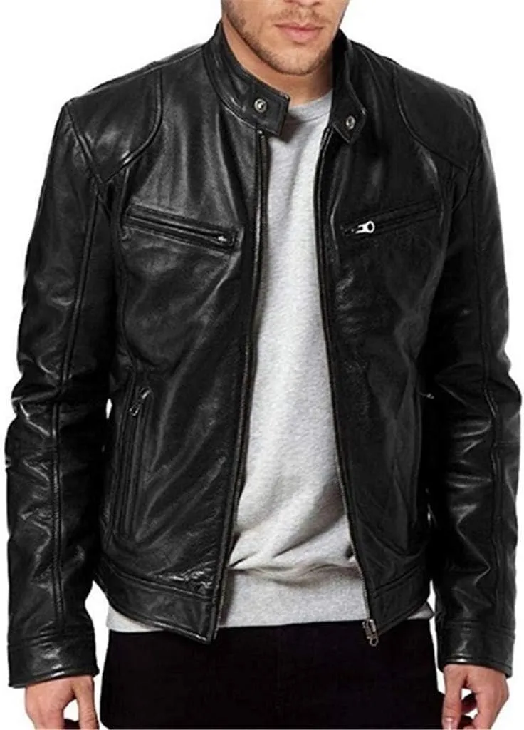 LCMTWX Men's Thick Thermal Winter Jacket Stand Collar Knitted Splice Sweater Coat Casual Cardigan Stylish Mens Puffer
