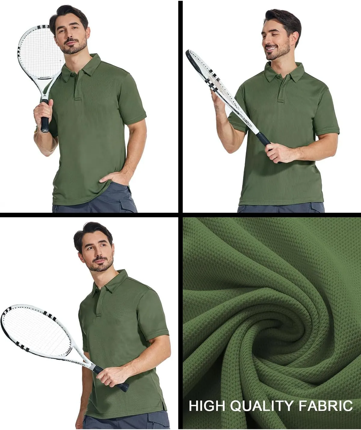 Little Beauty Men Polo Shirts Short Sleeve Activewear Golf Tennis T-Shirt