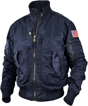 Men's Bomber Jackets Lightweight Windbreaker Flight Jackets Sportswear Jacket Casual Active Coat Outwear
