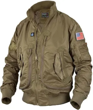 Men's Bomber Jackets Lightweight Windbreaker Flight Jackets Sportswear Jacket Casual Active Coat Outwear