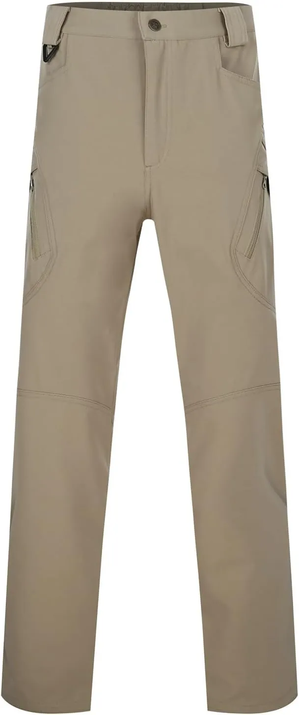 Mens Casual Cargo Pants Tactical Workout Sport Pants Multi-Pocket Straight Leg Trousers Running Joggers