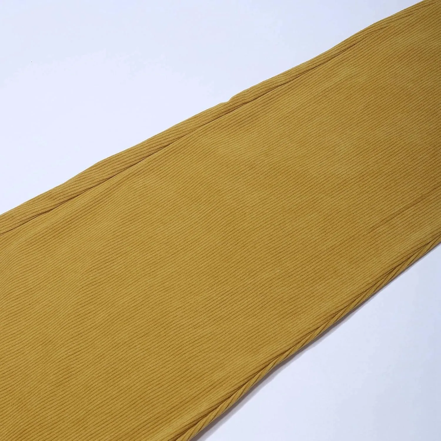 Men's Casual Corduroy Pants Loose Fit Stretch Waist Straight Leg Trousers Lightweight Button Up Plus Size Lounge Pants