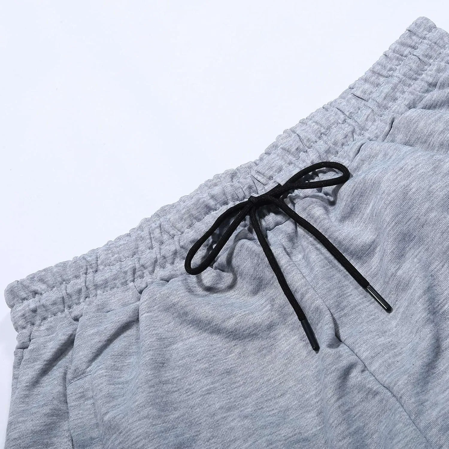 Mens Casual Pants Elastic Waist Relaxed Fit Stretch Sweatpants Big and Tall Baggy Outdoor Workout Athletic Pants with Pockets