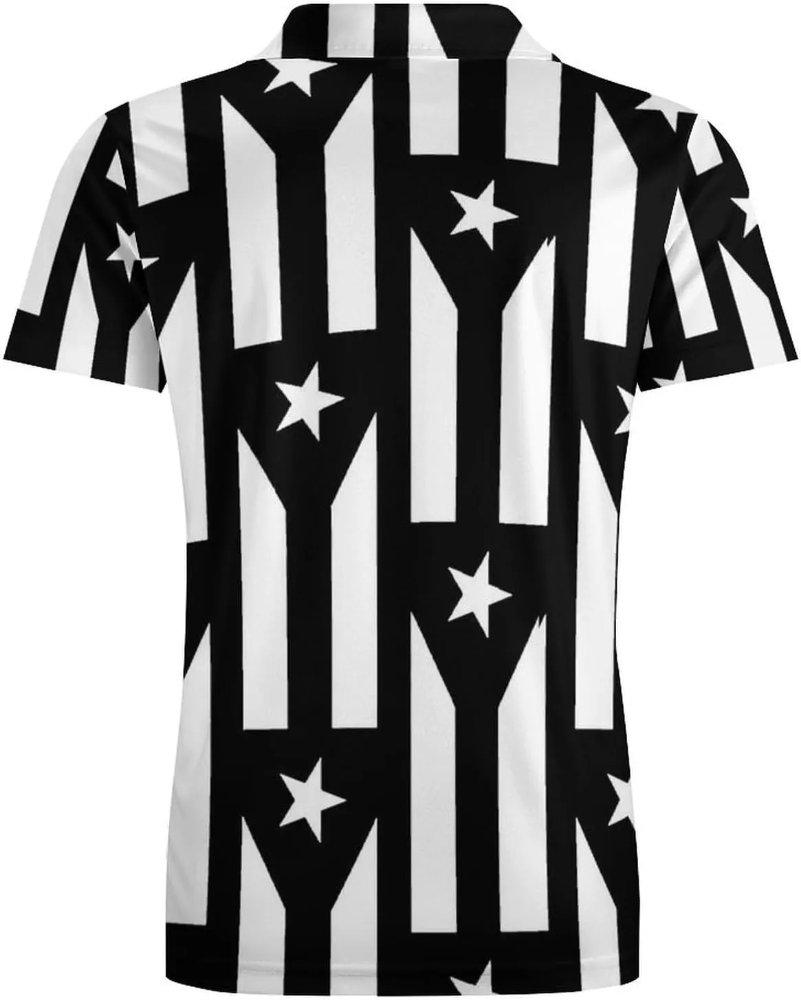 Men's Flag Polo Shirts Short Sleeve Cool Golf Shirt Quick-Dry Activewear Polos