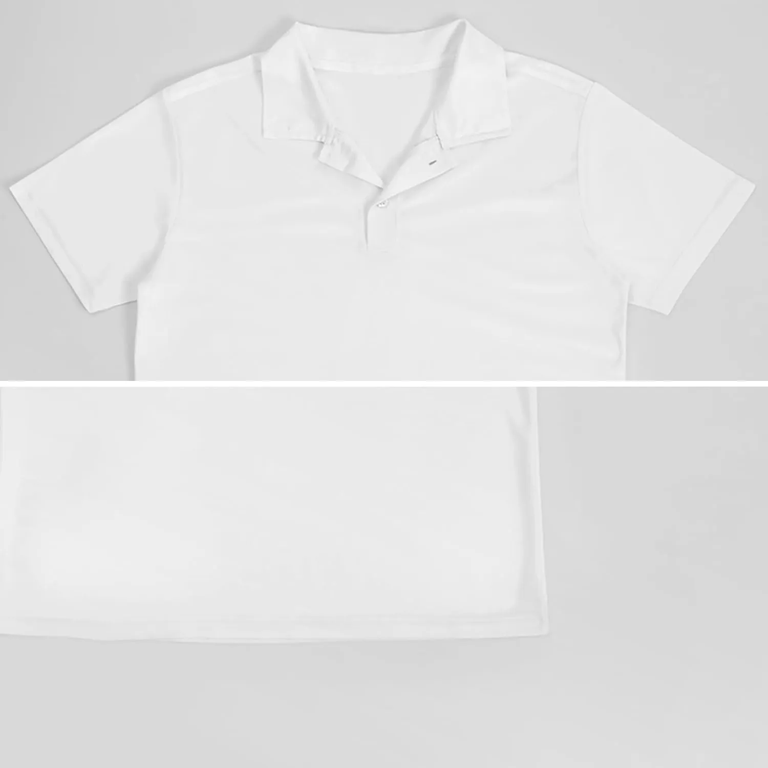 Men's Navy Blue White Checkered Polo Shirts Short Sleeve Cool Golf Shirt Quick-Dry Activewear Polos