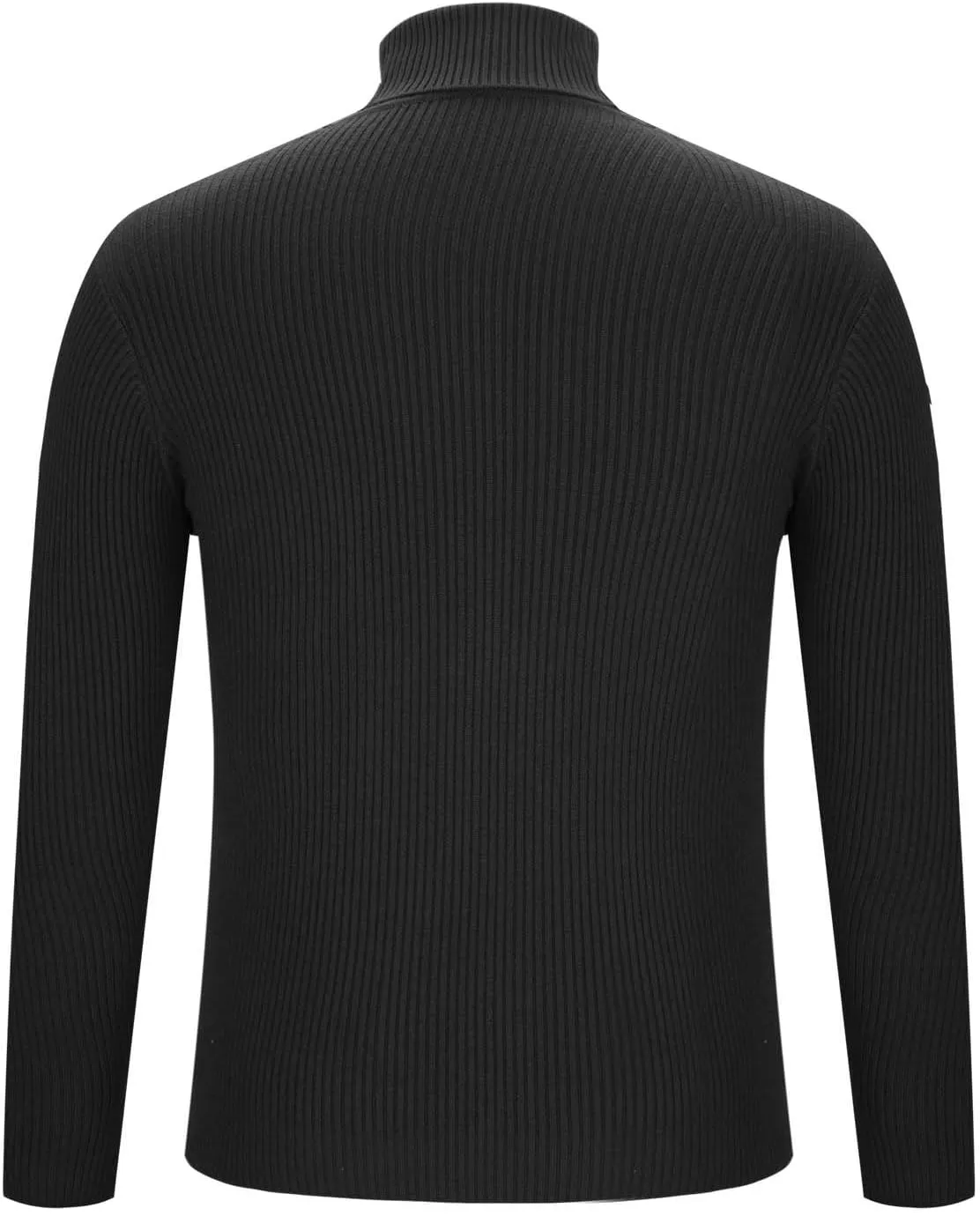 Men's Ribbed Turtleneck Winter Long Sleeve Sweaters Basic Lightweight Undershirts Casual Thermal Pullover Sweaters