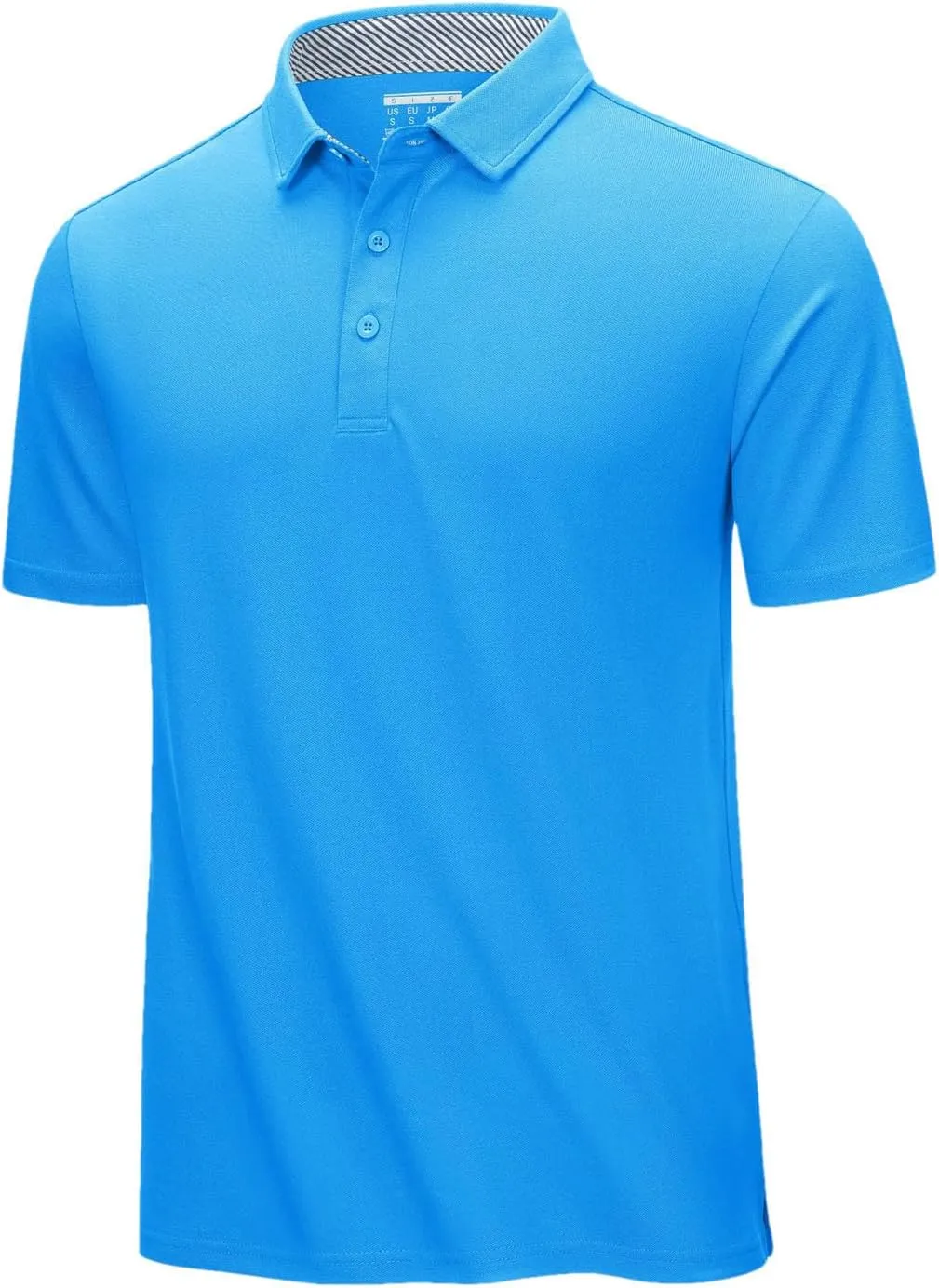 Men's Summer Cotton Polos Shirts Short Sleeve Pullover Quick Dry Tops Outdoor Running Sports Tee