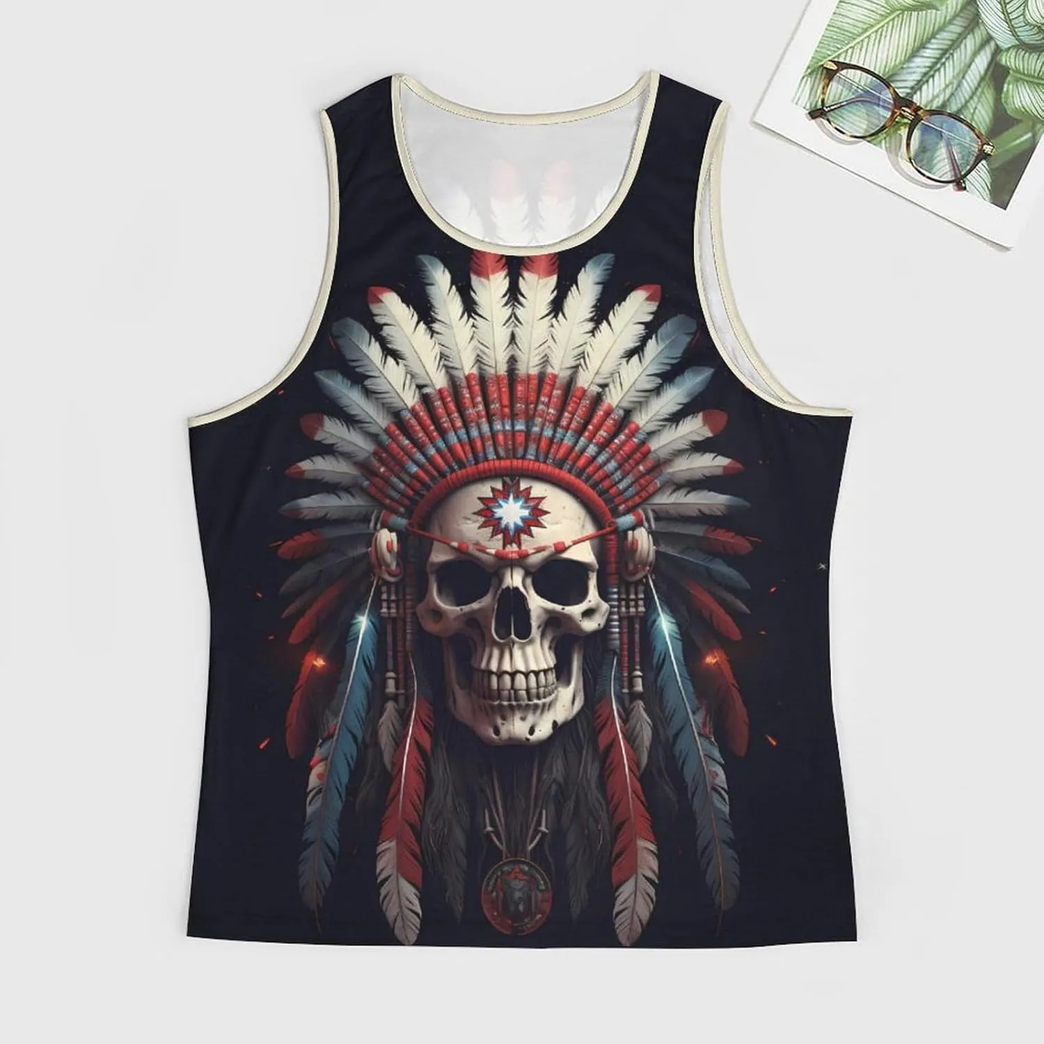 Men's Tank Tops Casual Undershirts Summer Cool Big and Tall Vest Sleeveless Crewneck Workout Cotton Tank Tops for Men