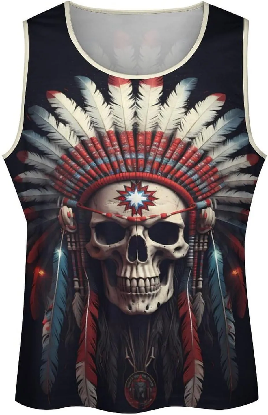 Men's Tank Tops Casual Undershirts Summer Cool Big and Tall Vest Sleeveless Crewneck Workout Cotton Tank Tops for Men