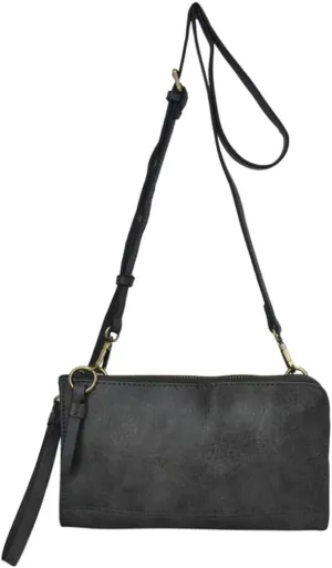 NGIL Faux Leather Crossbody Bag Wristlet Clutch, Shoulder Bag for Women, Wristlet Clutch Purse, Crossbody Bag for Women