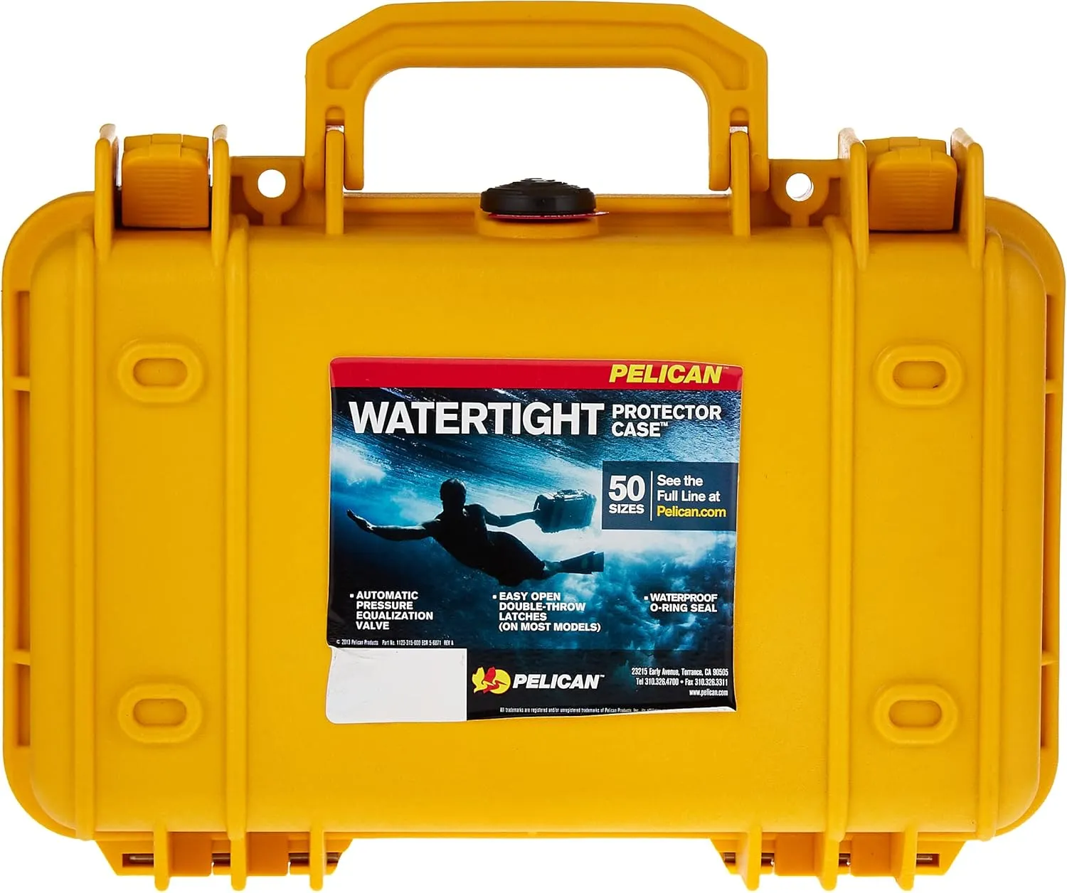 Pelican 1170 Case With Foam (Yellow)
