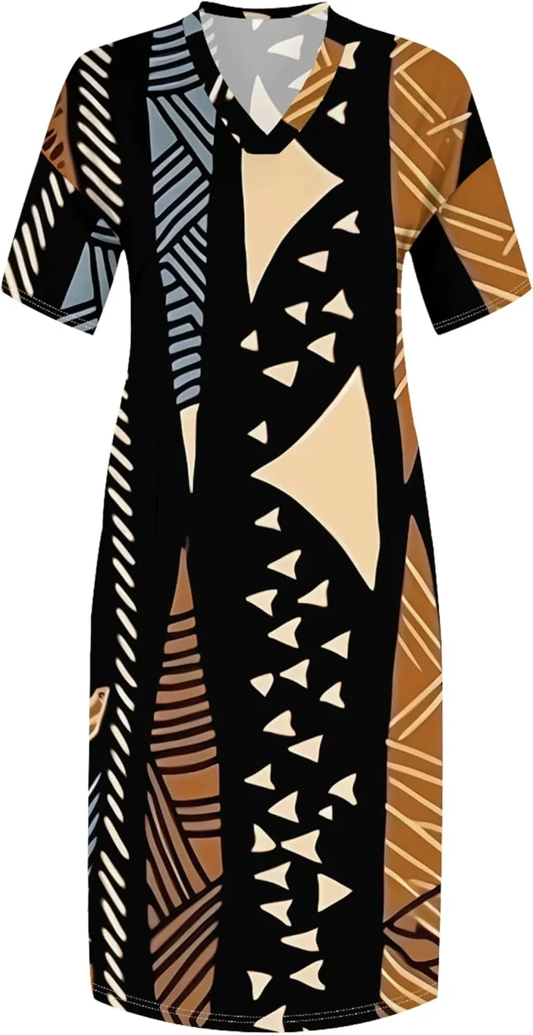 Plus Size Dresses for Women 2024 Summer Casual Short Sleeve T Shirt Maxi Dress with Pockets A Line Beach Vacation Outfits