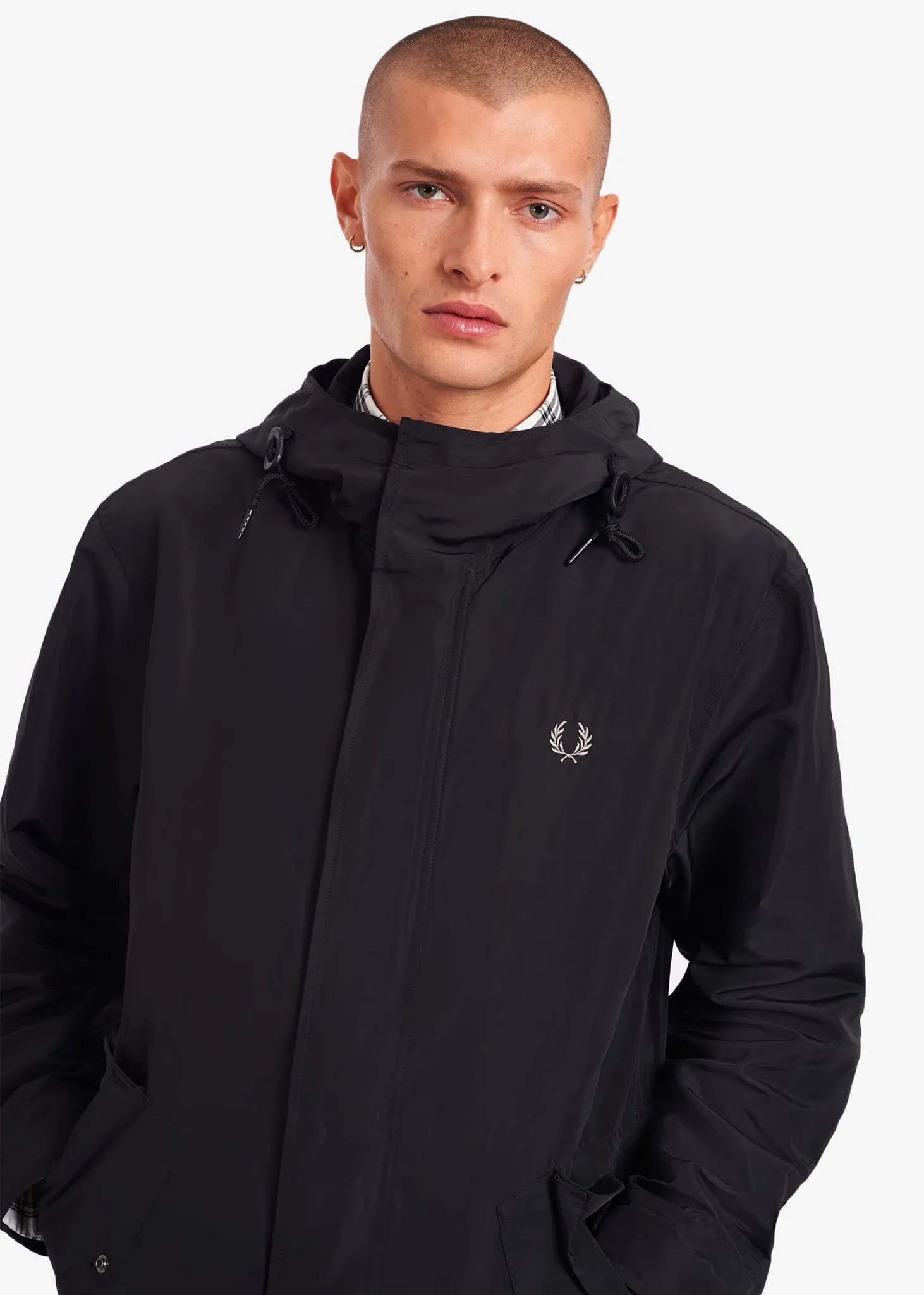Shell-Parka - schwarz