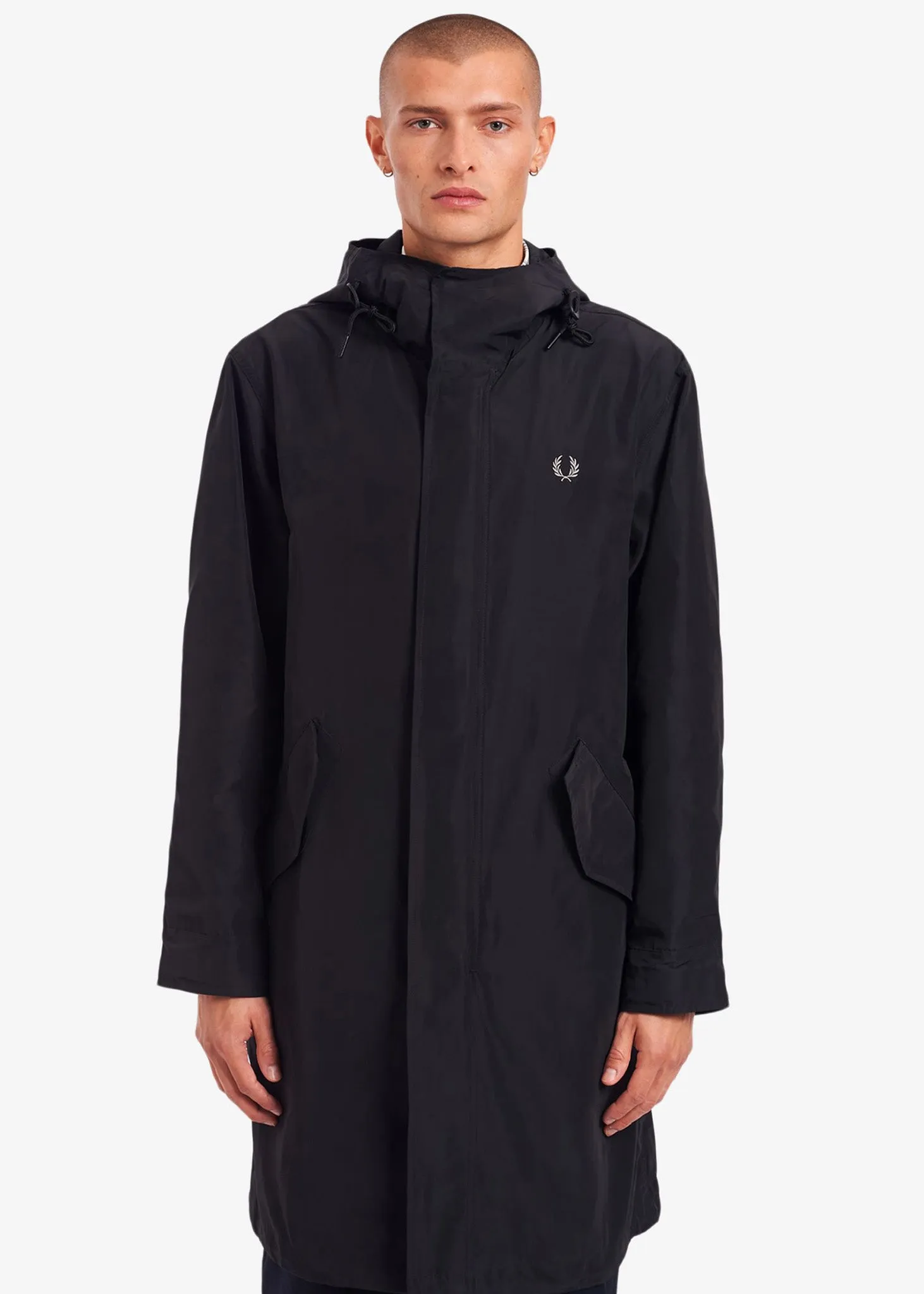 Shell-Parka - schwarz